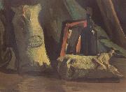 Vincent Van Gogh Still Life with Two Sacks and a Bottle (nn040 Spain oil painting reproduction
